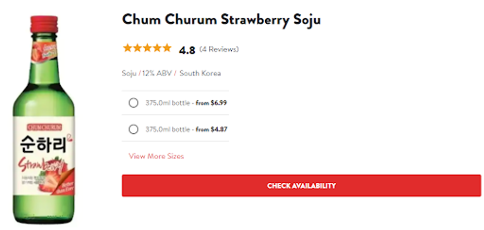 strawberry soju