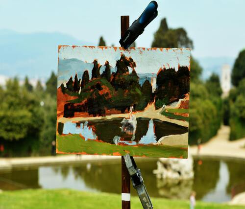 View of Auvers-sur-Oise by Cu00e9zanne stolen journiest