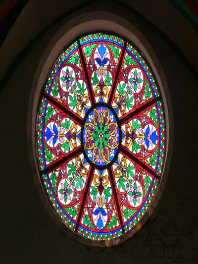 The rose window is an ancient kaleidoscope